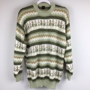 Arochi’s Alpaca Green Peruvian Sweater | Medium